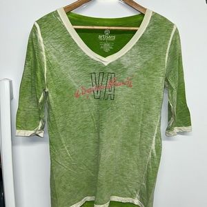 Virginia Beach Virginia Green Short Sleeve Shirt- Large